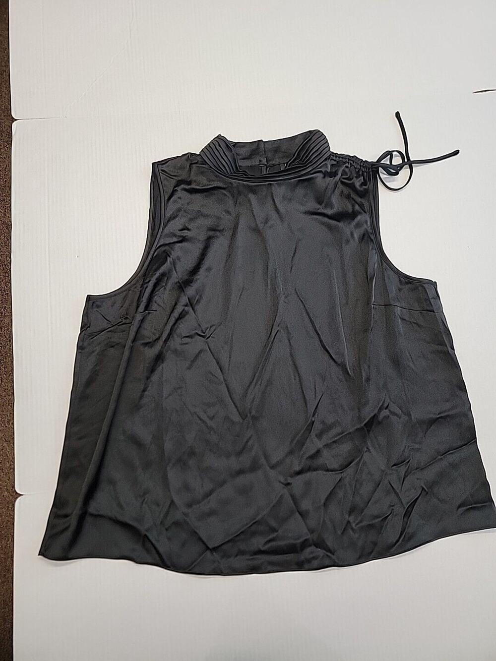 INC International Concepts Mock Neck Sleeveless Blouse Sz XXL NWOT B8